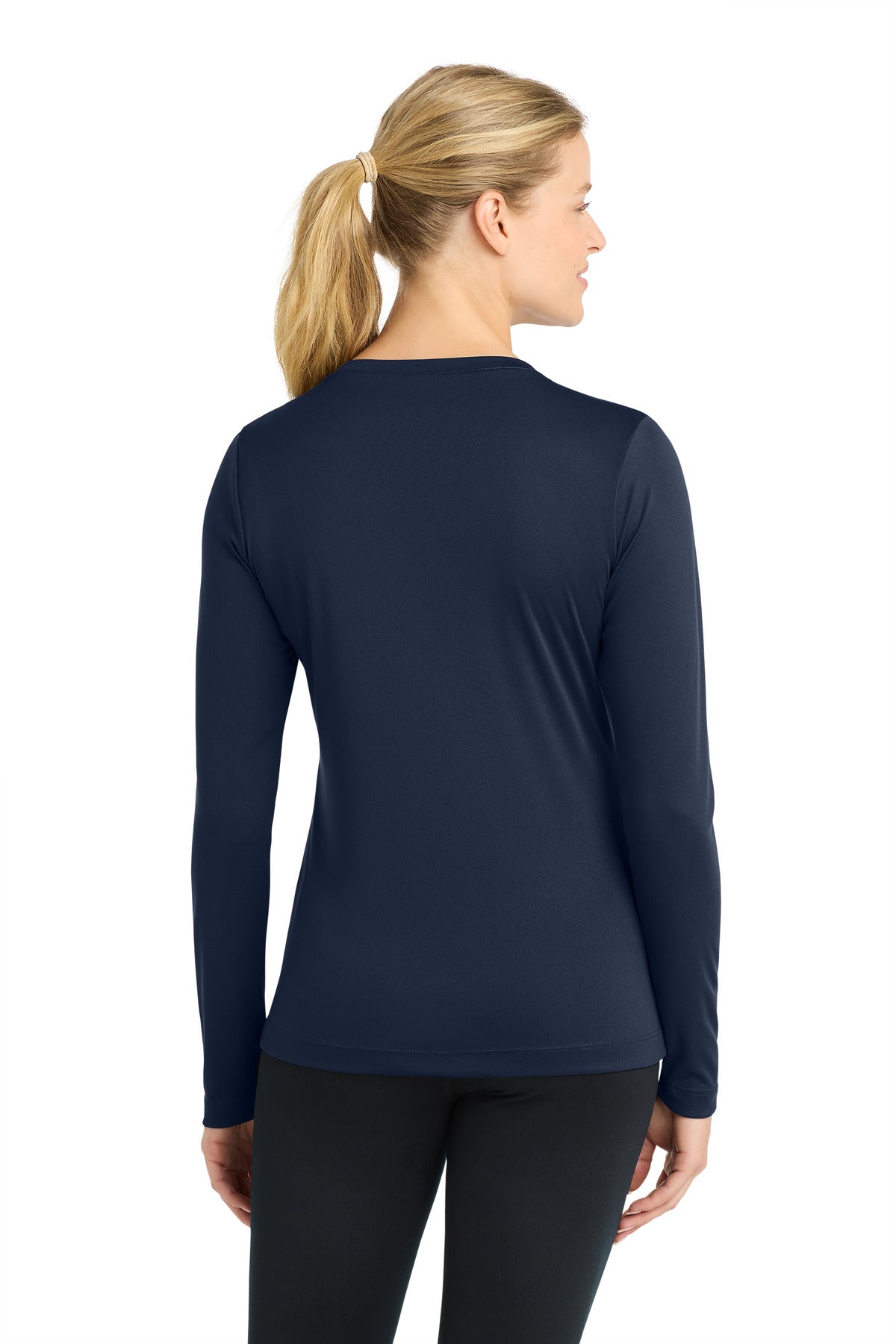 Sport-Tek Women's Long Sleeve PosiCharge Competitor V-Neck Tee. LST353LS