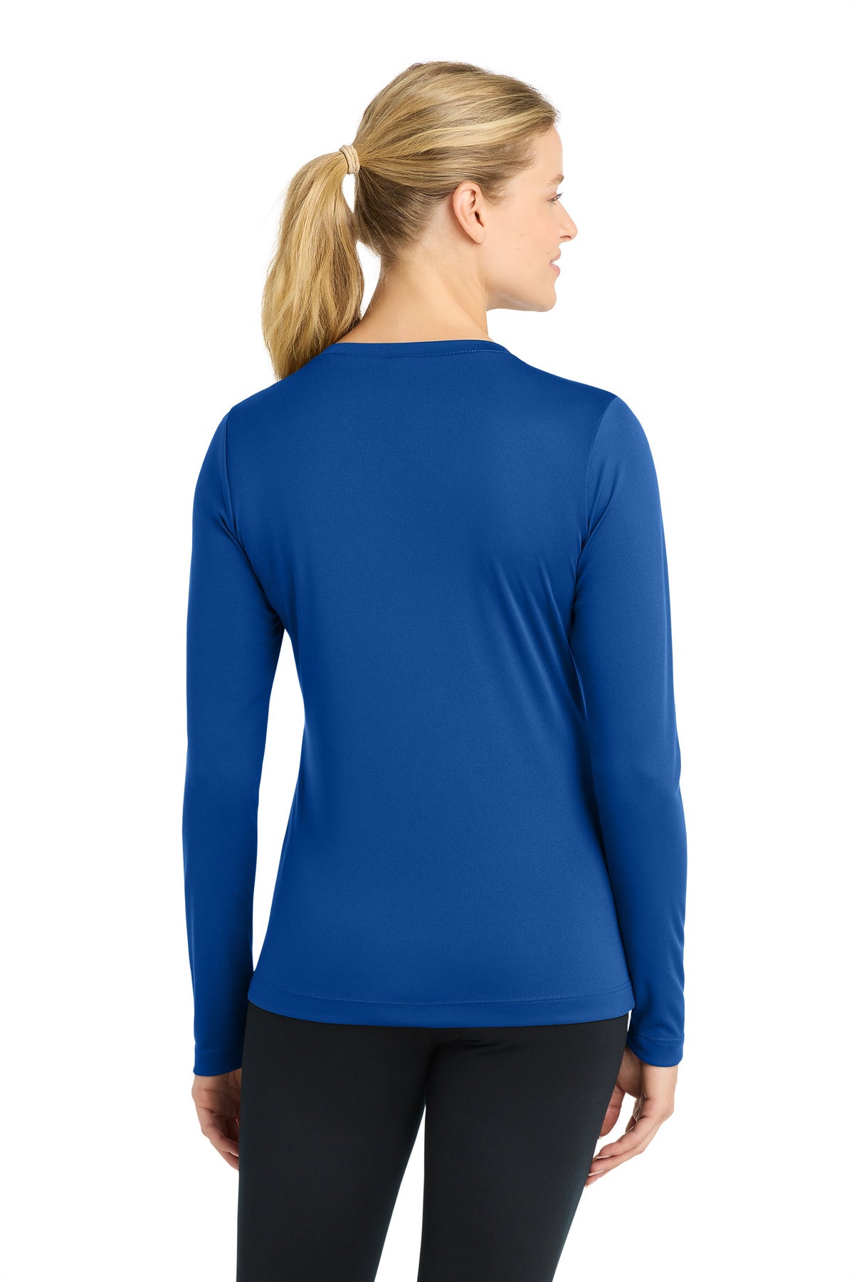 Sport-Tek Women's Long Sleeve PosiCharge Competitor V-Neck Tee. LST353LS