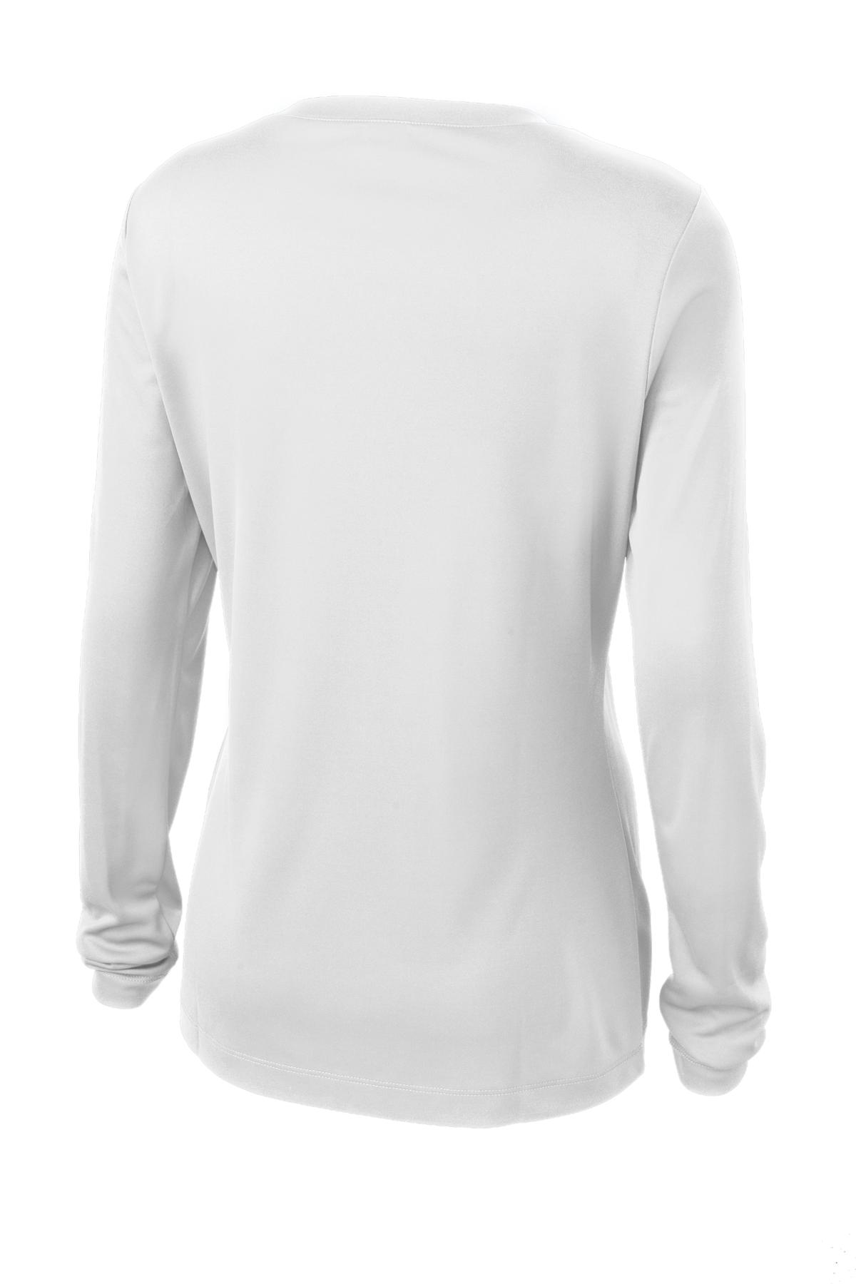 Sport-Tek Women's Long Sleeve PosiCharge Competitor V-Neck Tee. LST353LS