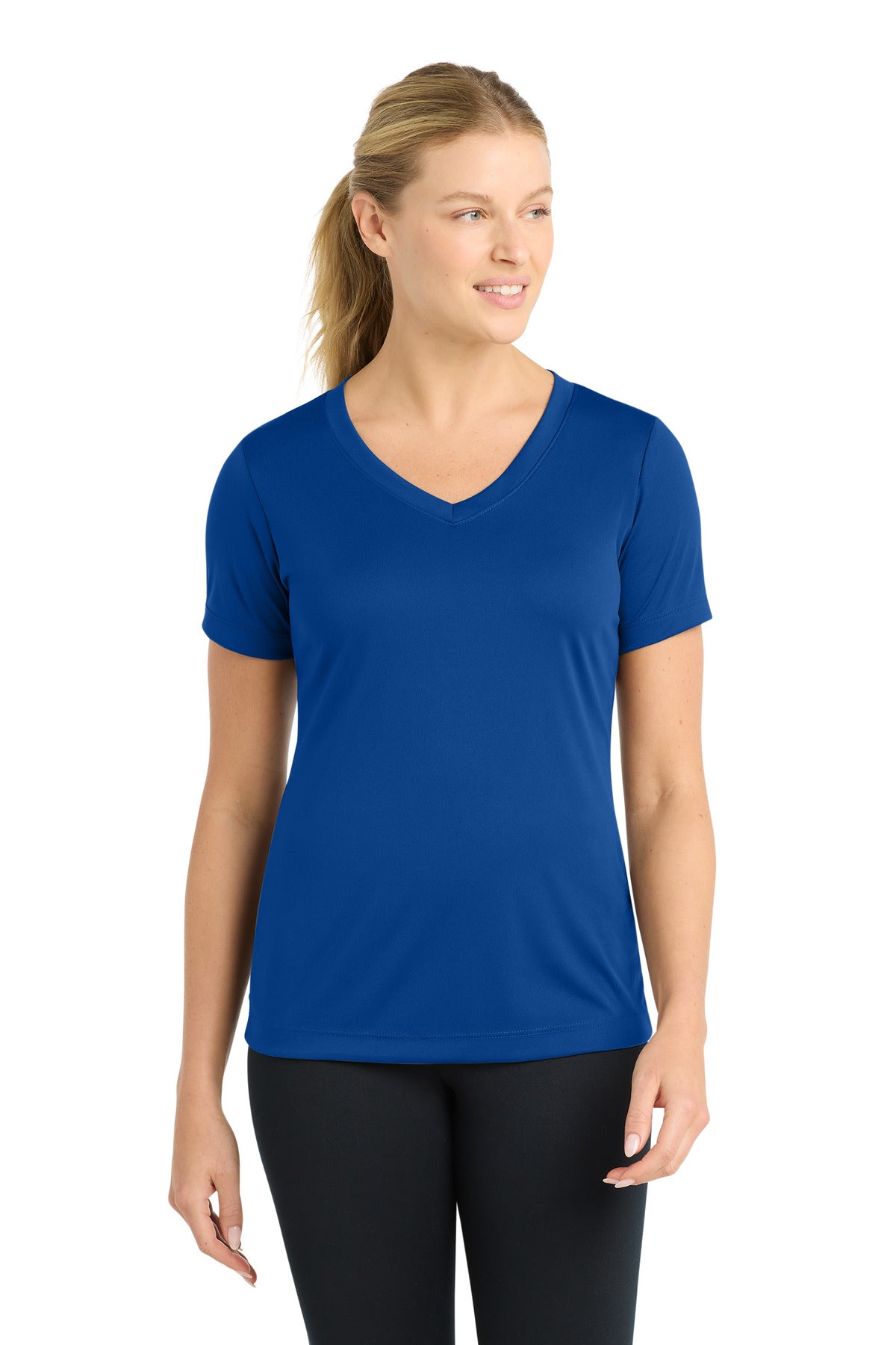 Sport-Tek Women's PosiCharge Competitor V-Neck Tee. LST353