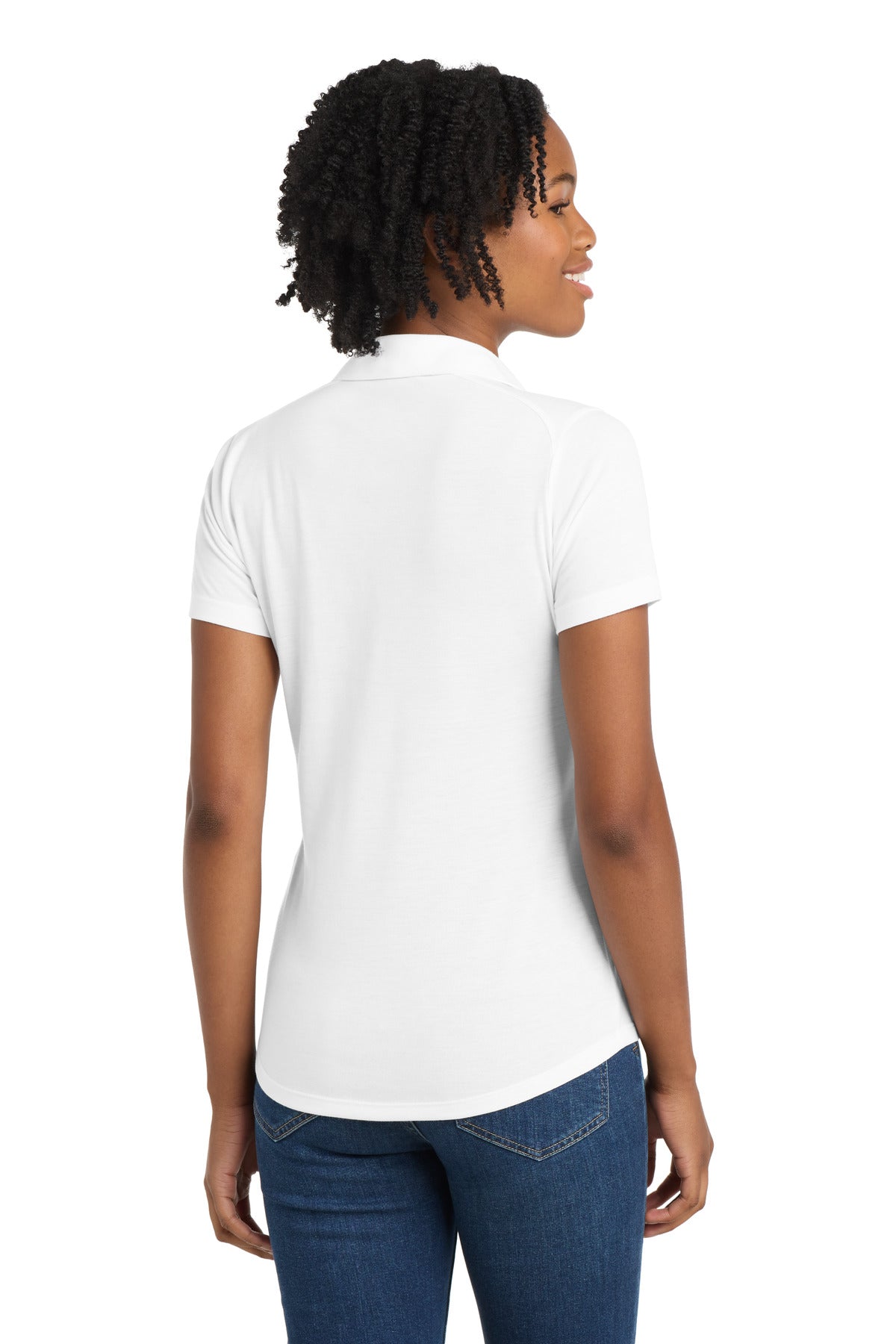 Sport-Tek  Women's PosiCharge  Tri-Blend Wicking Polo. LST405
