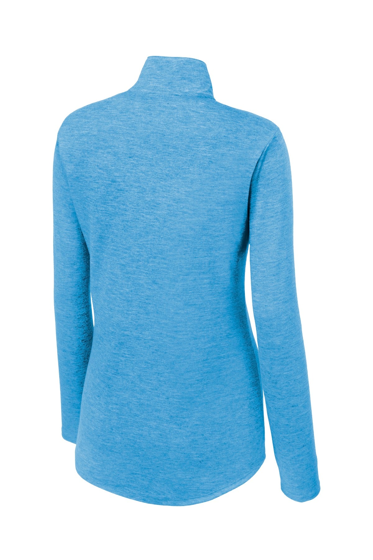 Sport-Tek  Women's PosiCharge  Tri-Blend Wicking 1/4-Zip Pullover. LST407
