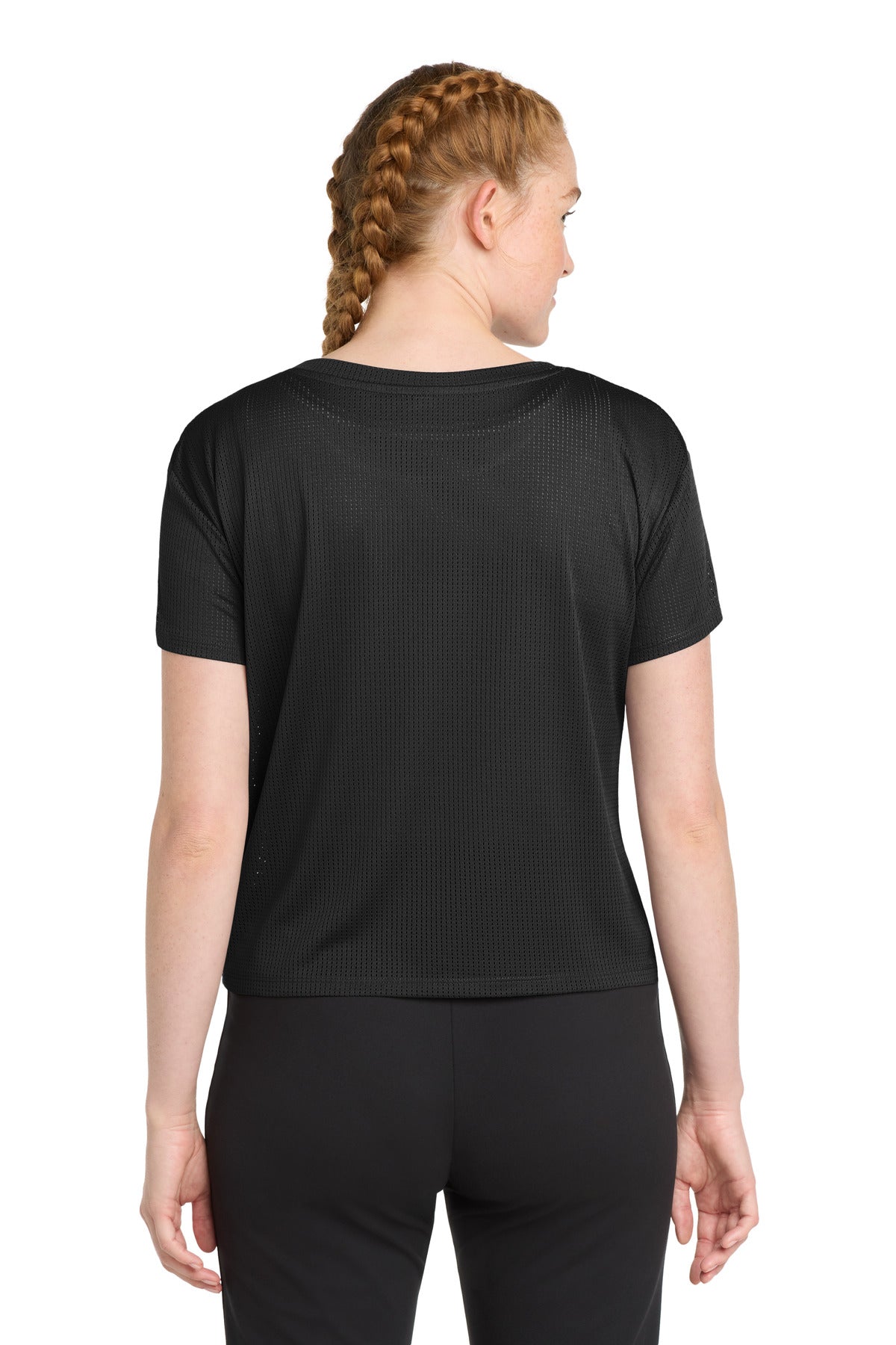 Sport-Tek  Women's PosiCharge  Draft Crop Tee. LST411