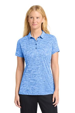 Sport-Tek  Women's PosiCharge  Electric Heather Polo. LST590