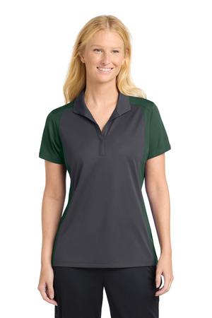 Sport-Tek Women's Colorblock Micropique Sport-Wick Polo. LST652