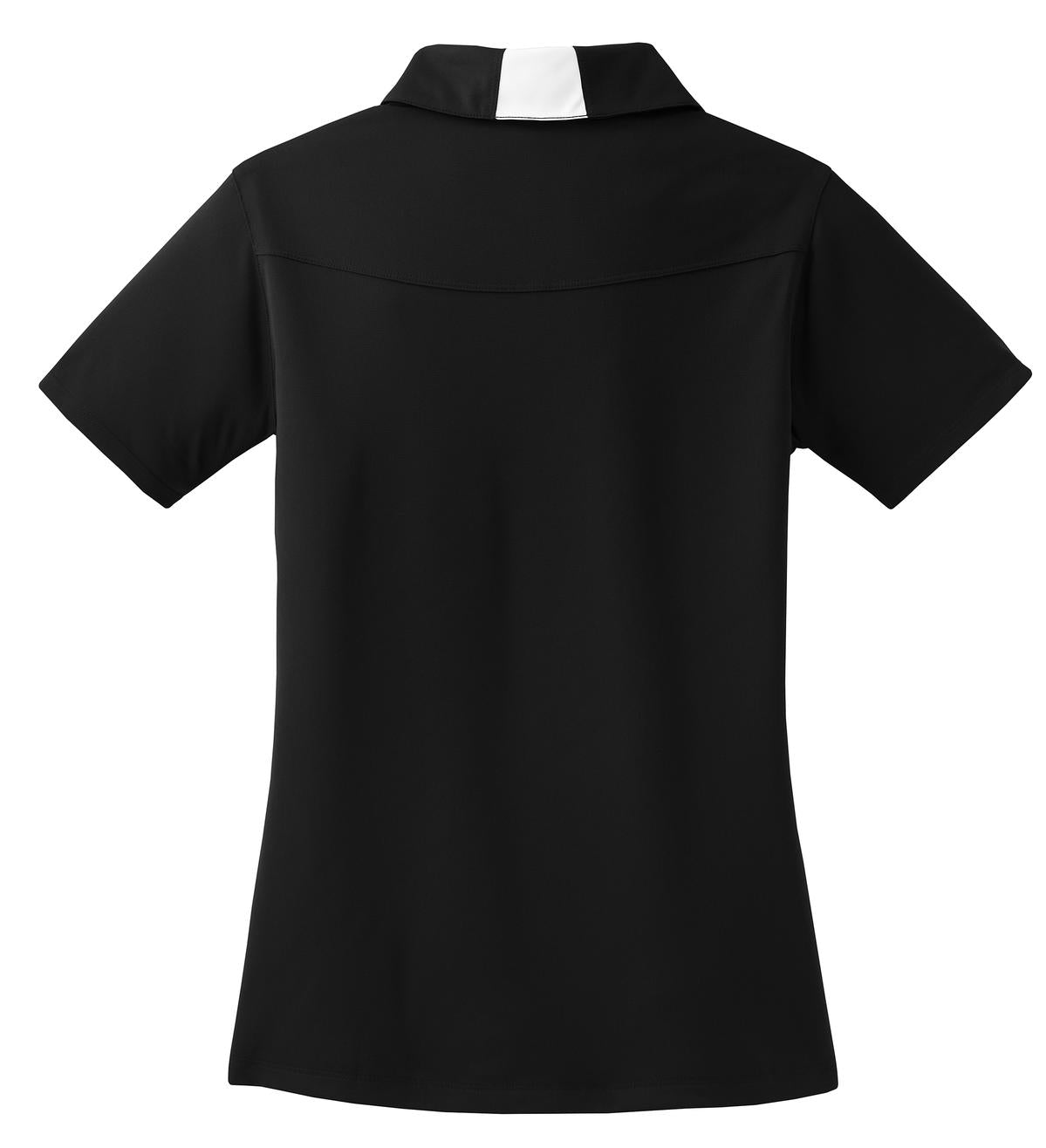 Sport-Tek Women's Side Blocked Micropique Sport-Wick Polo. LST655