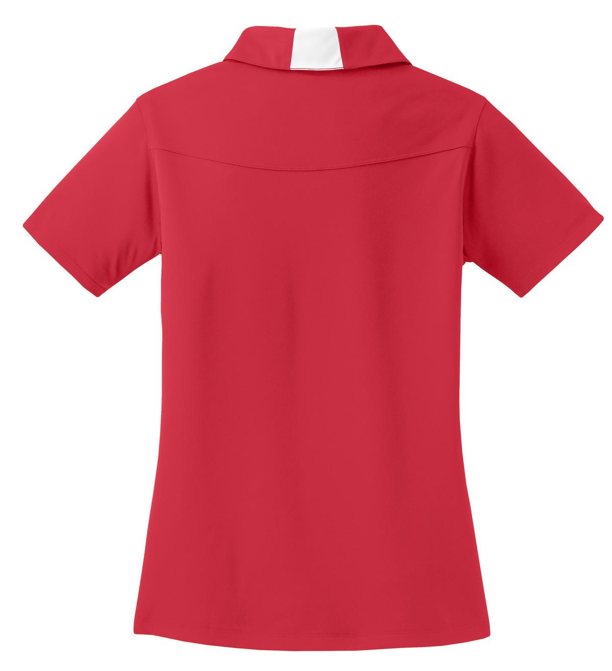 Sport-Tek Women's Side Blocked Micropique Sport-Wick Polo. LST655