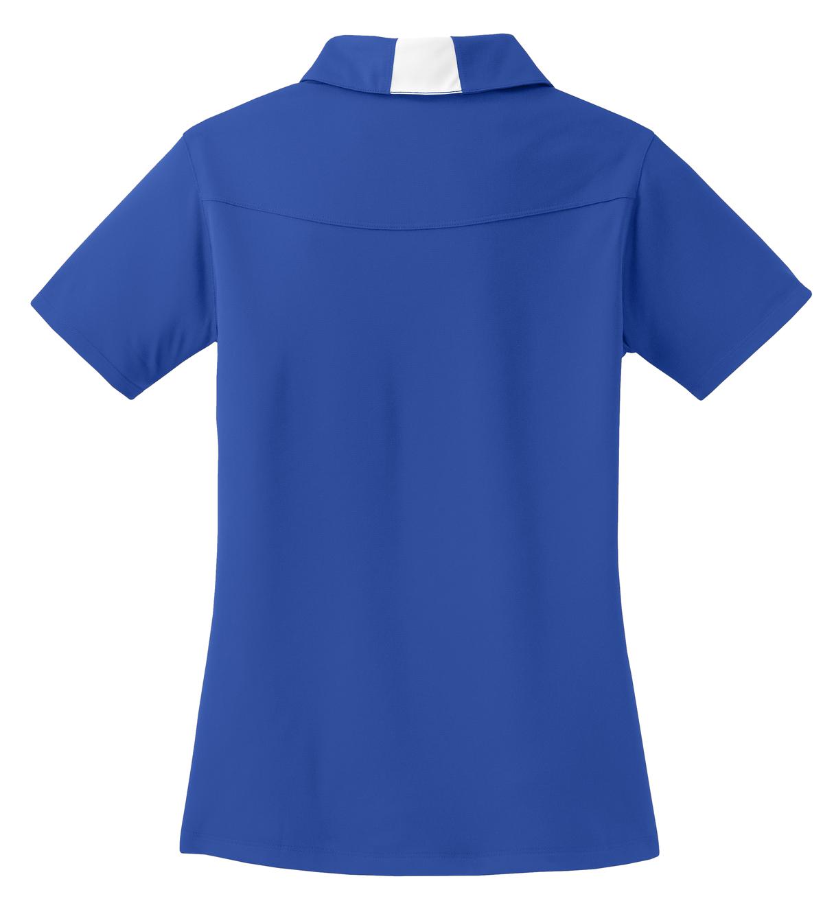 Sport-Tek Women's Side Blocked Micropique Sport-Wick Polo. LST655