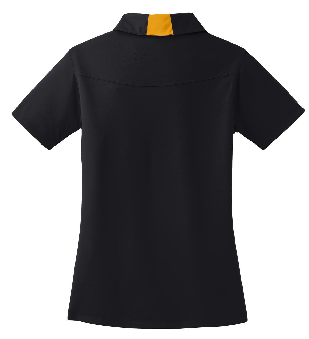Sport-Tek Women's Side Blocked Micropique Sport-Wick Polo. LST655