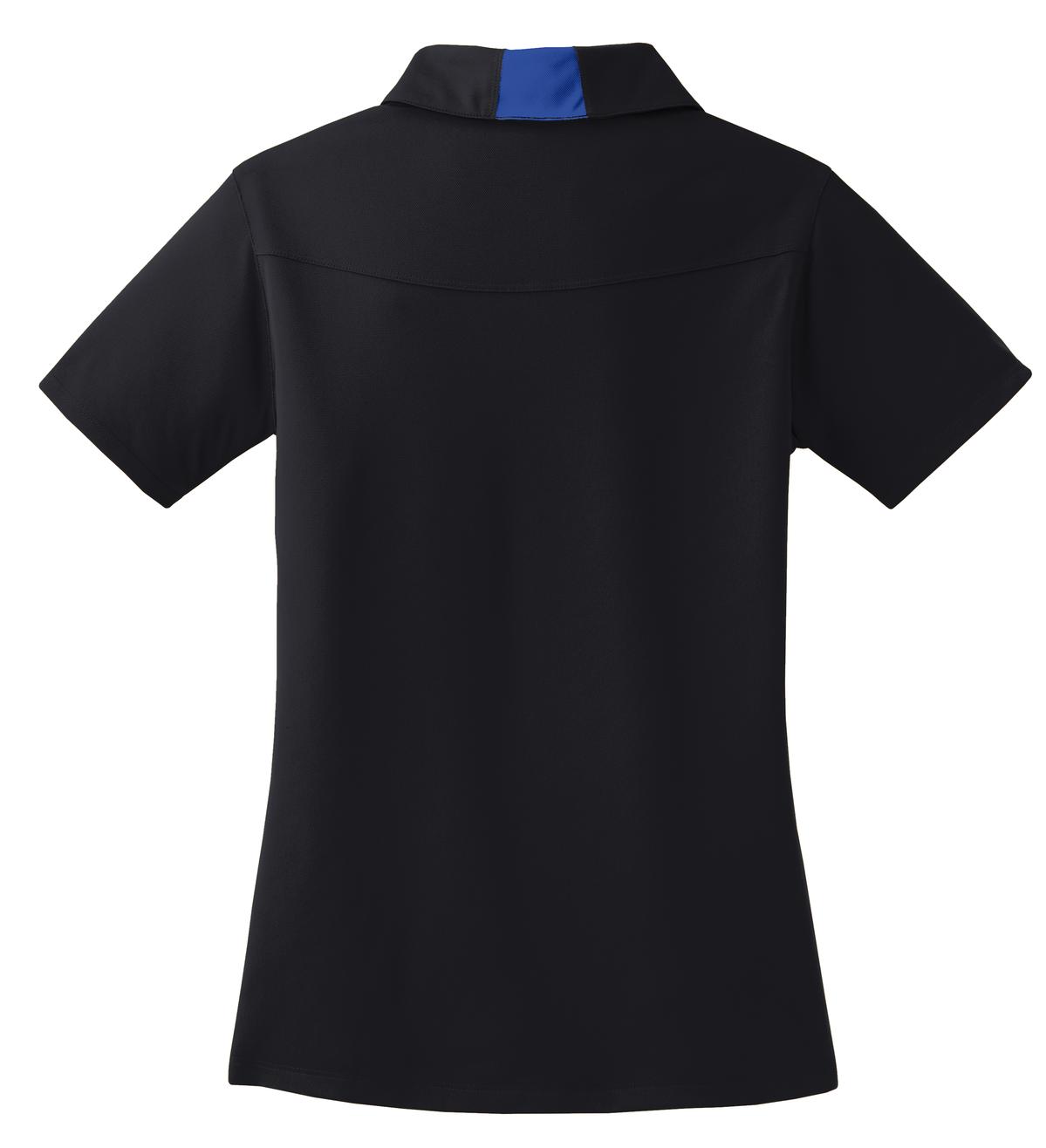 Sport-Tek Women's Side Blocked Micropique Sport-Wick Polo. LST655