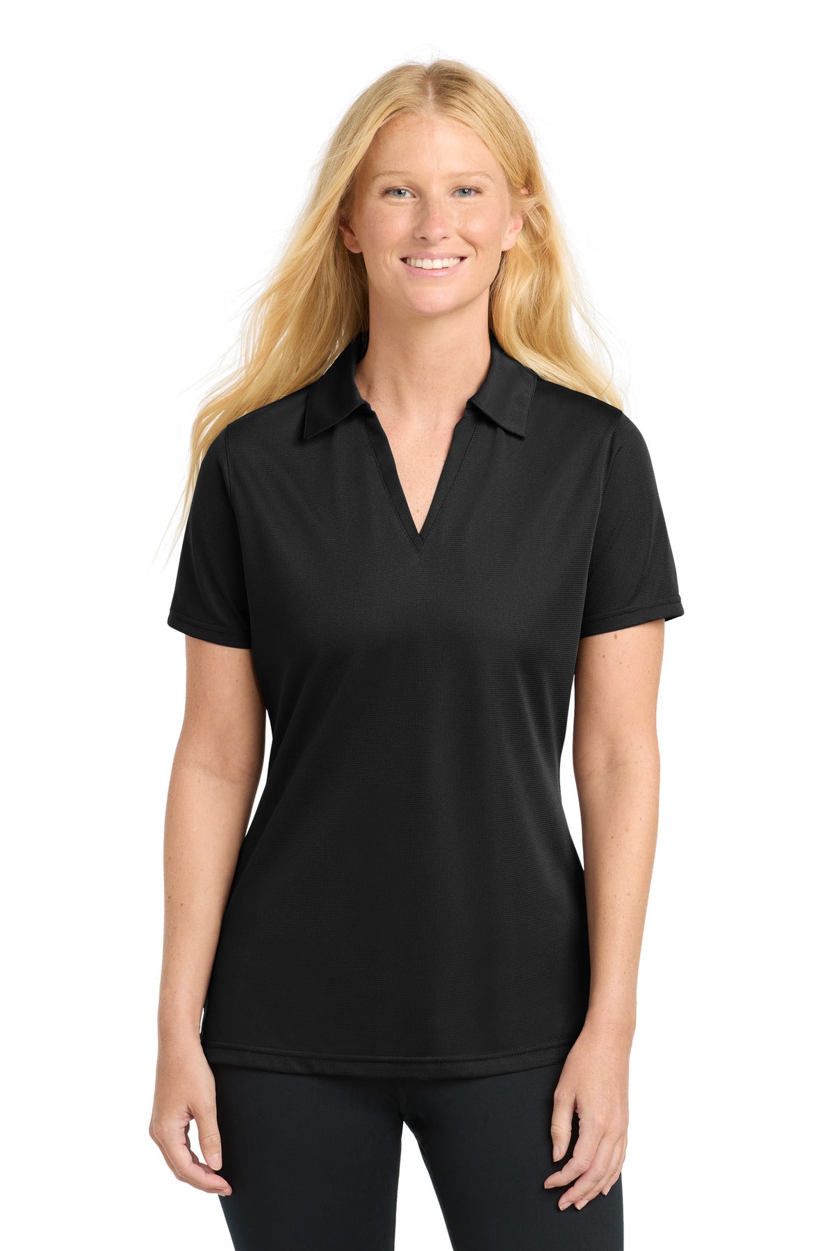 Sport-Tek Women's PosiCharge Active Textured Polo. LST690