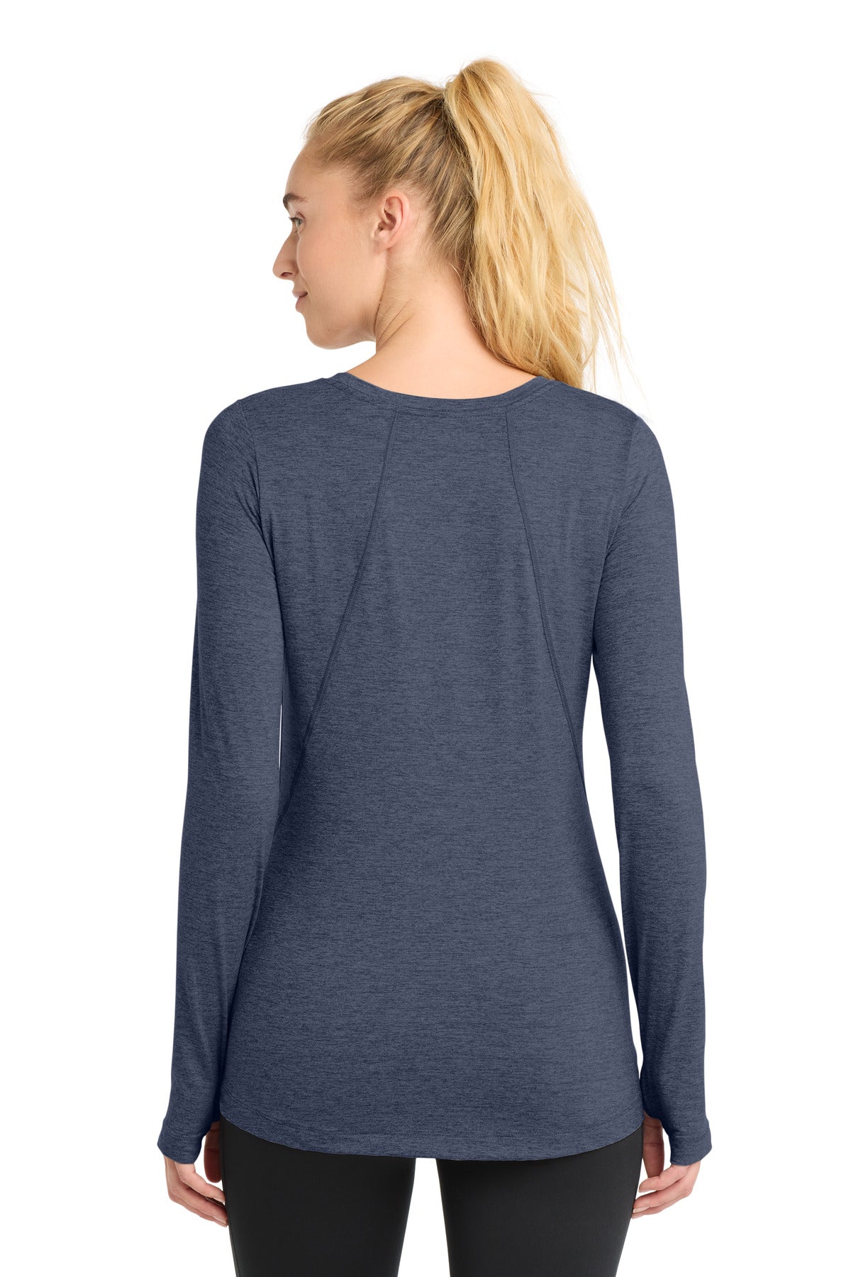 Sport-Tek  Women's Exchange 1.5 Long Sleeve Crew. LST710
