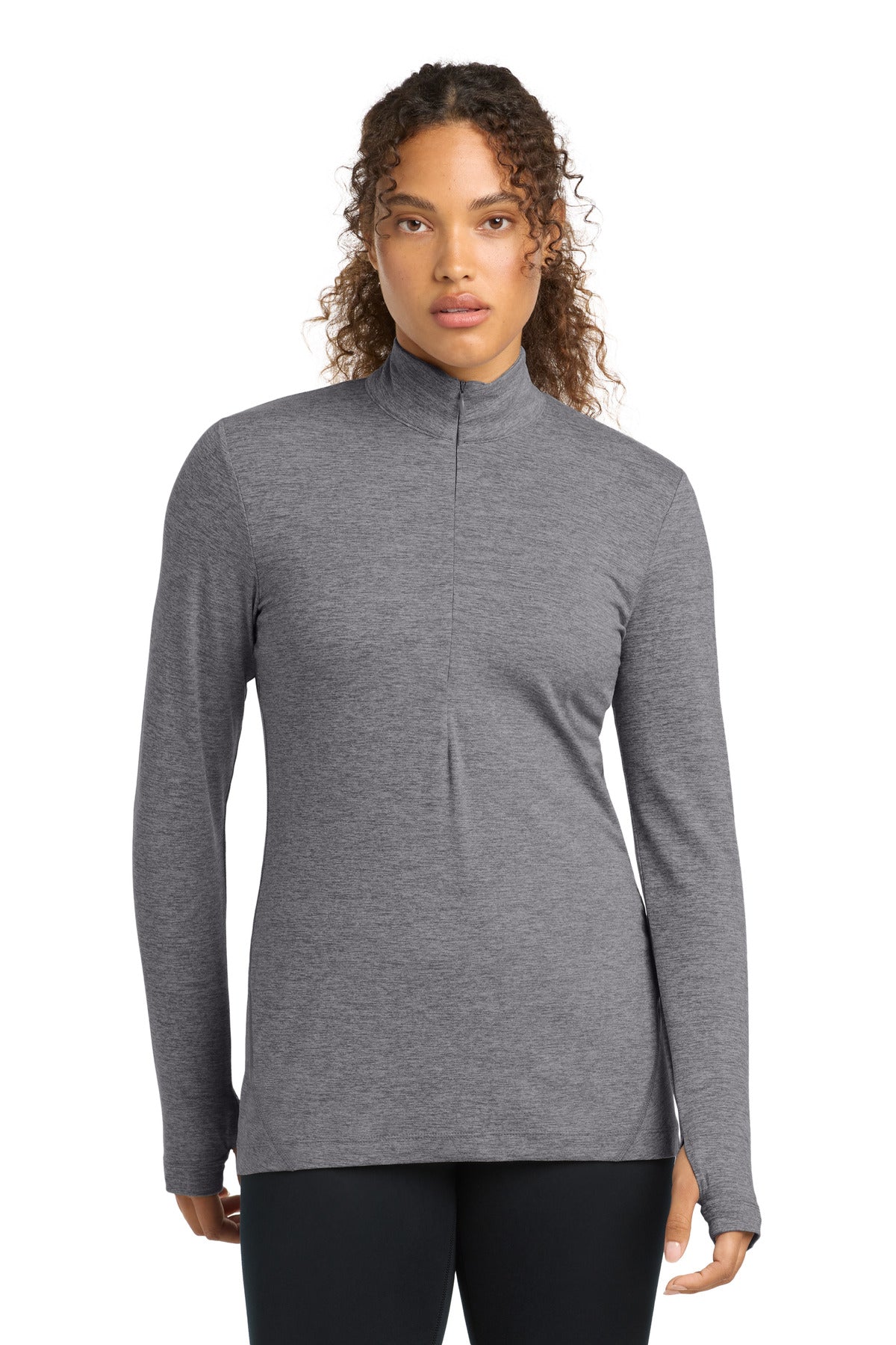 Sport-Tek Women's Exchange 1.5 Long Sleeve 1/2-Zip LST711