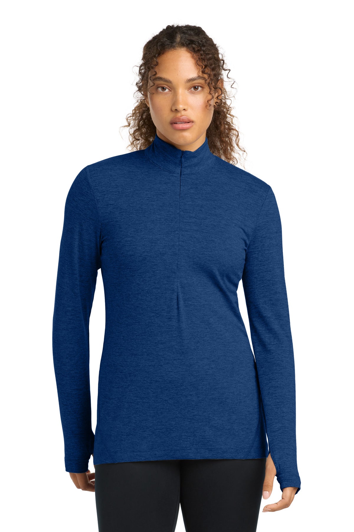 Sport-Tek Women's Exchange 1.5 Long Sleeve 1/2-Zip LST711