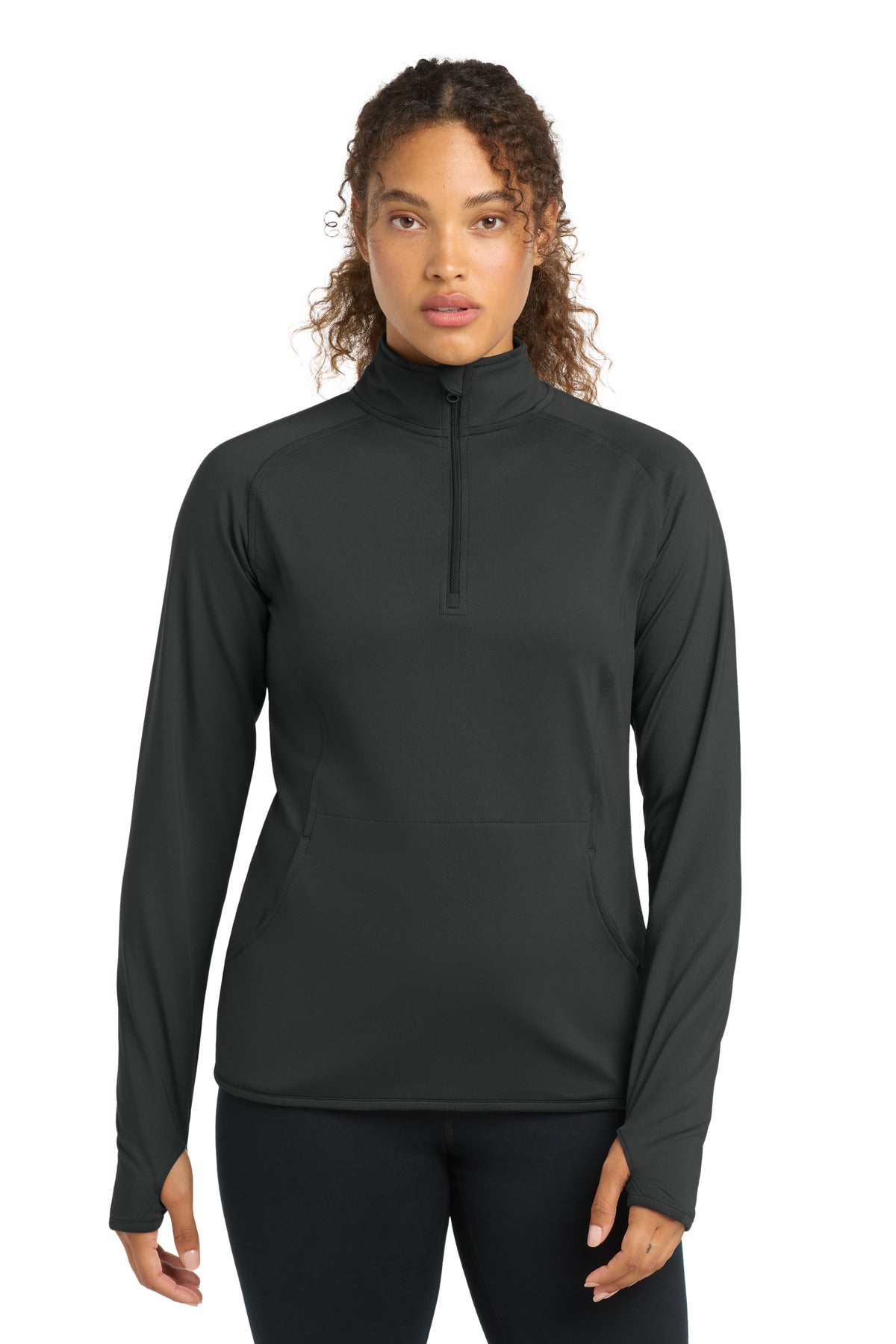 Sport-Tek Women's Sport-Wick Stretch 1/4-Zip Pullover. LST850