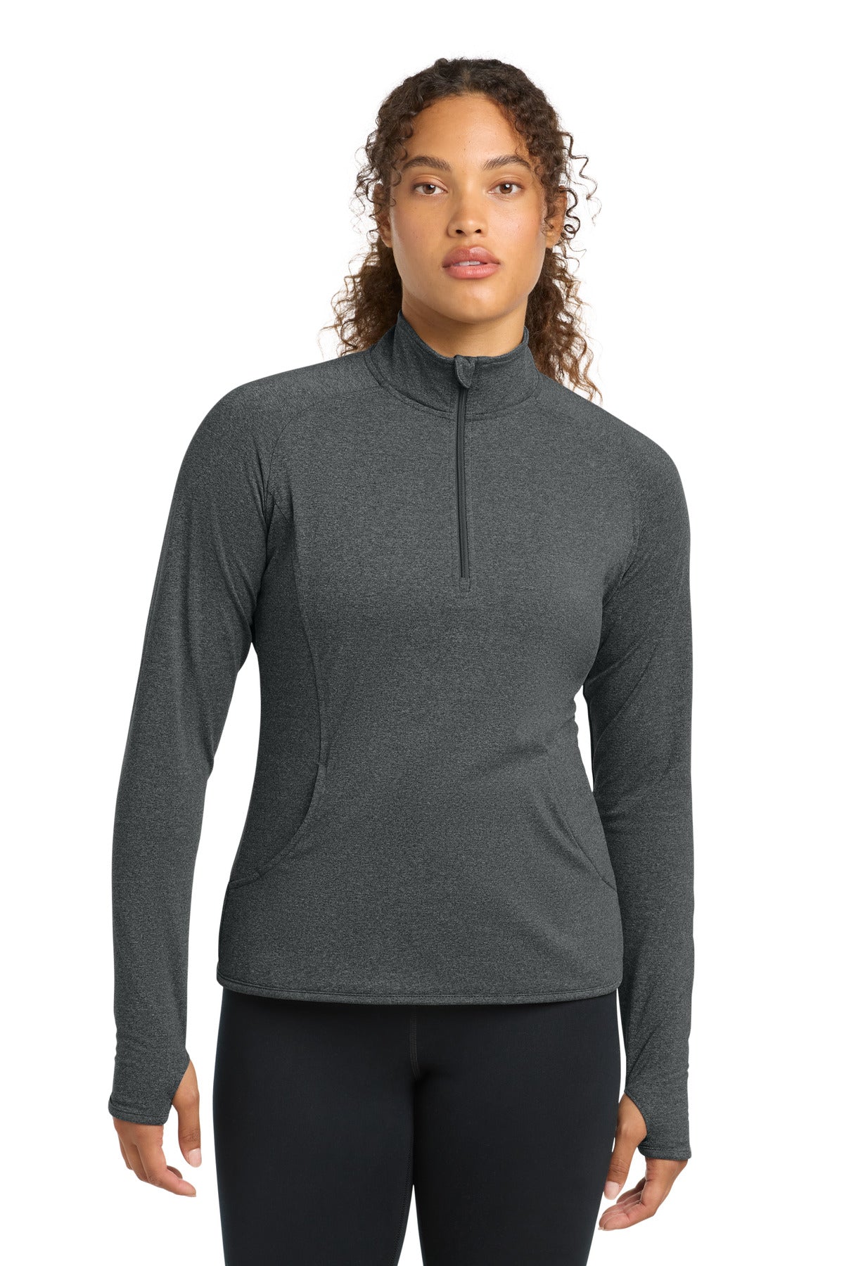 Sport-Tek Women's Sport-Wick Stretch 1/4-Zip Pullover. LST850