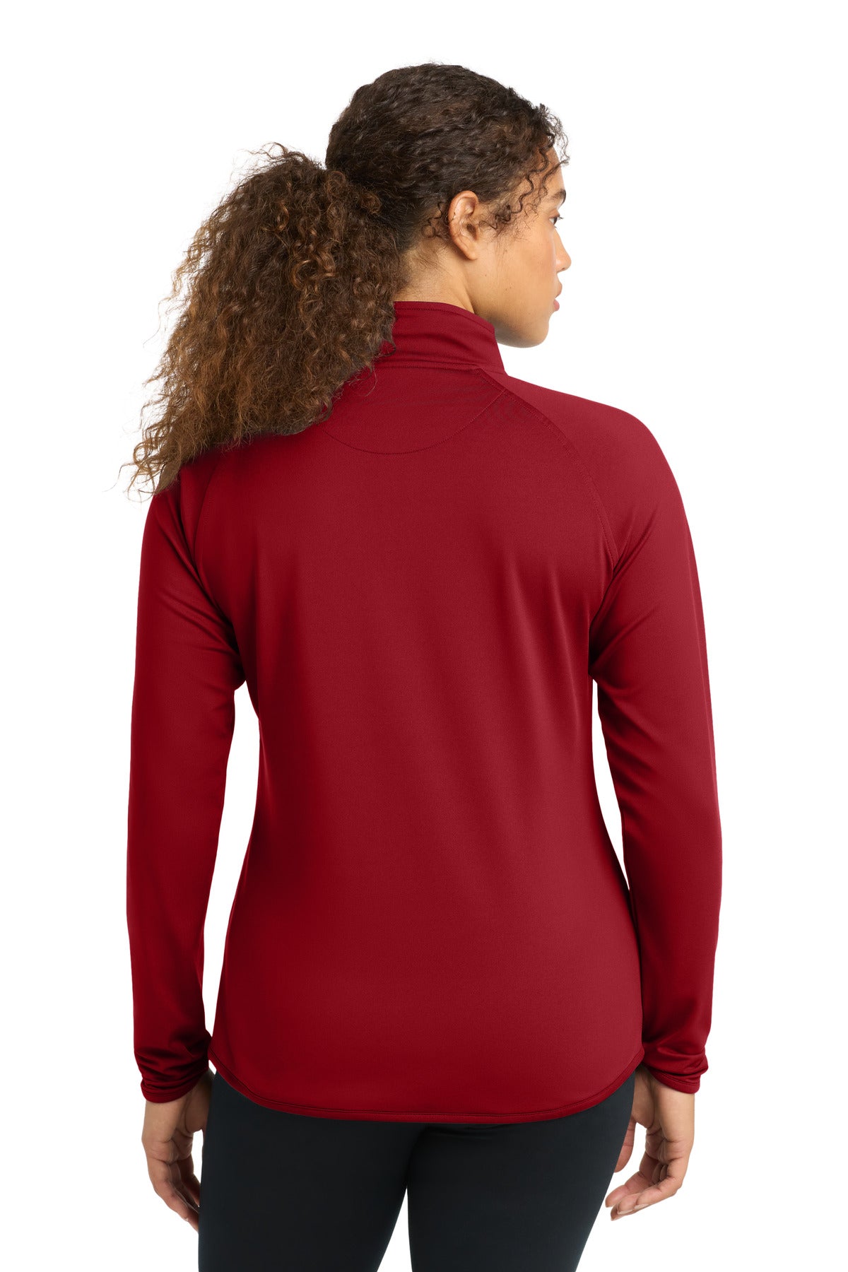 Sport-Tek Women's Sport-Wick Stretch 1/4-Zip Pullover. LST850