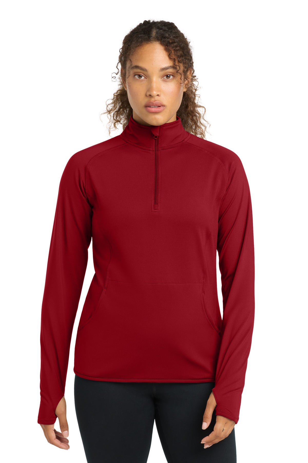 Sport-Tek Women's Sport-Wick Stretch 1/4-Zip Pullover. LST850