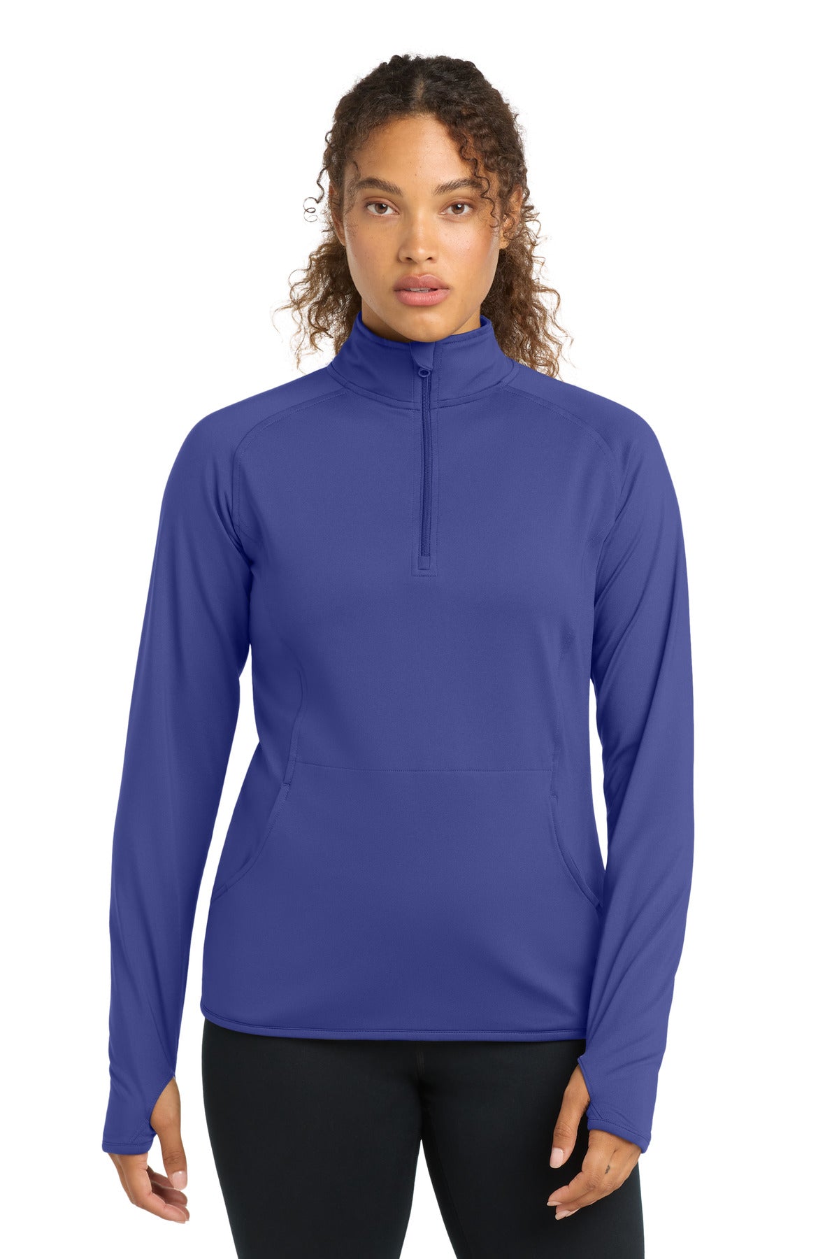 Sport-Tek Women's Sport-Wick Stretch 1/4-Zip Pullover. LST850