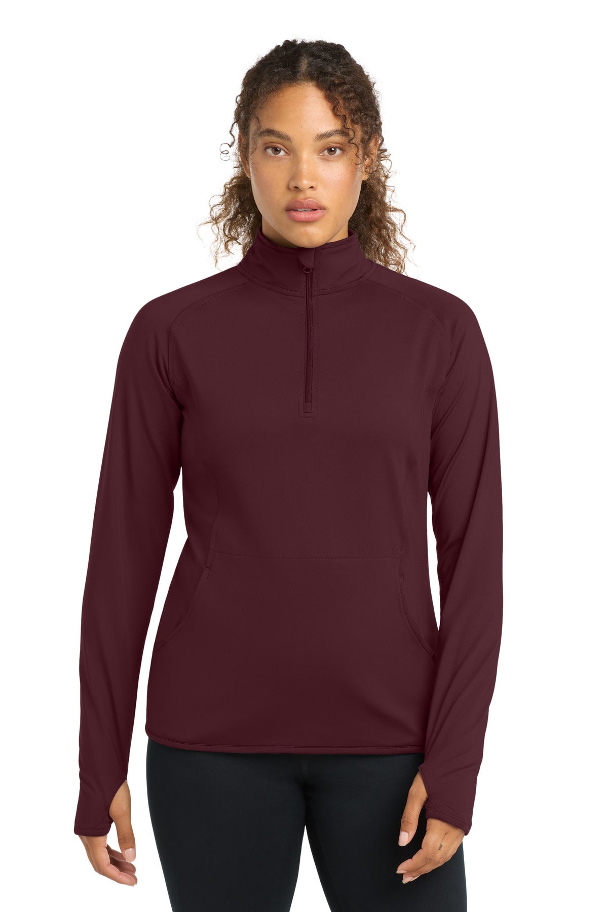 Sport-Tek Women's Sport-Wick Stretch 1/4-Zip Pullover. LST850
