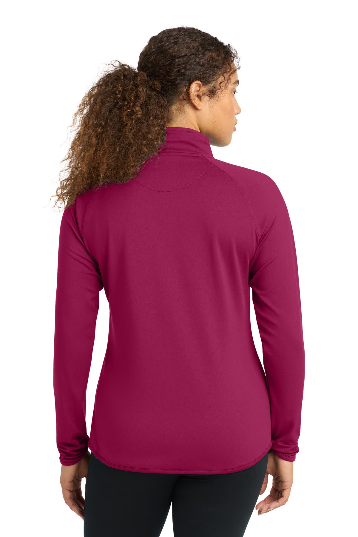 Sport-Tek Women's Sport-Wick Stretch 1/4-Zip Pullover. LST850