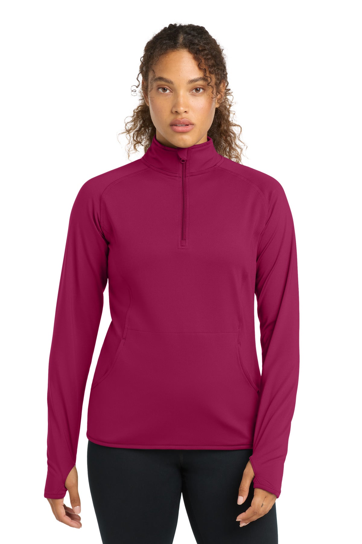 Sport-Tek Women's Sport-Wick Stretch 1/4-Zip Pullover. LST850