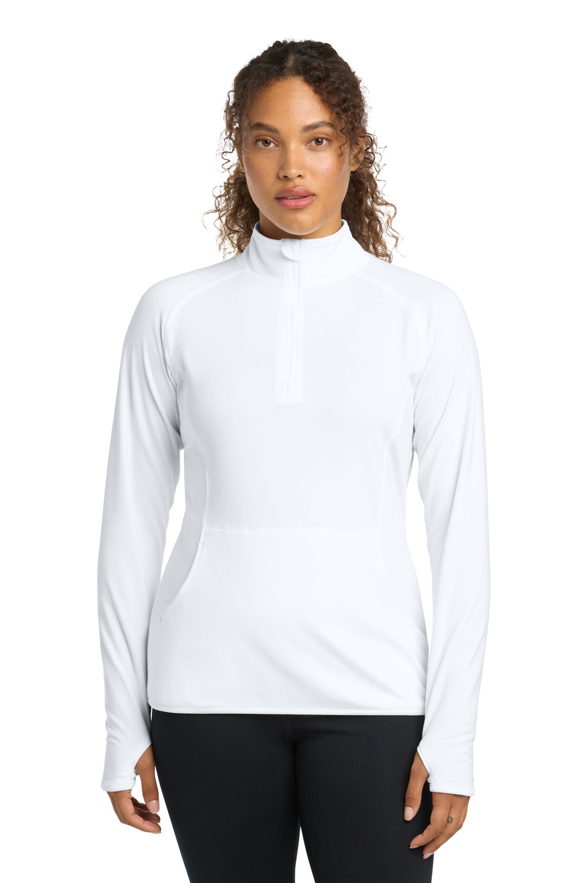 Sport-Tek Women's Sport-Wick Stretch 1/4-Zip Pullover. LST850