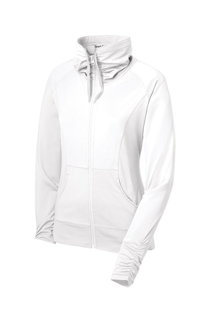 Sport-Tek Women's Sport-Wick Stretch Full-Zip Jacket. LST852