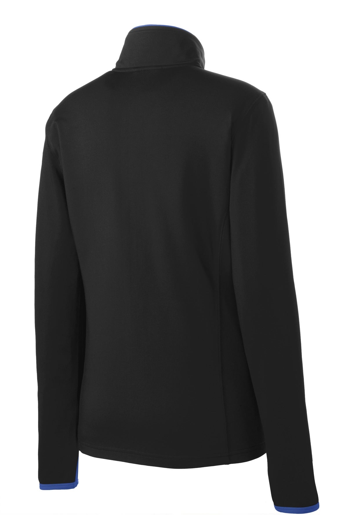 Sport-Tek Women's Sport-Wick Stretch Contrast Full-Zip Jacket.  LST853