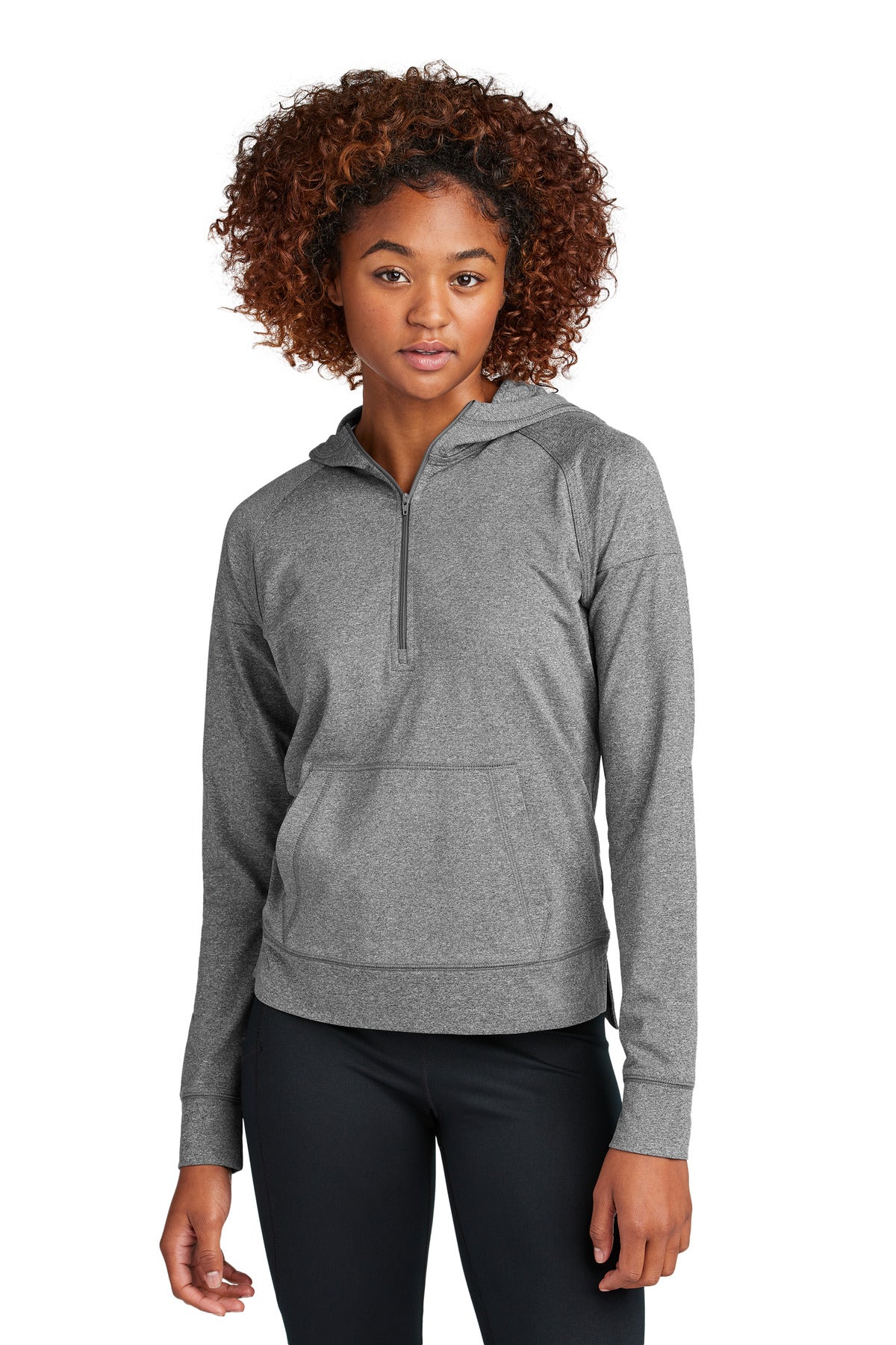 Sport-Tek Women's Sport-Wick Stretch 1/2-Zip Hoodie LST856
