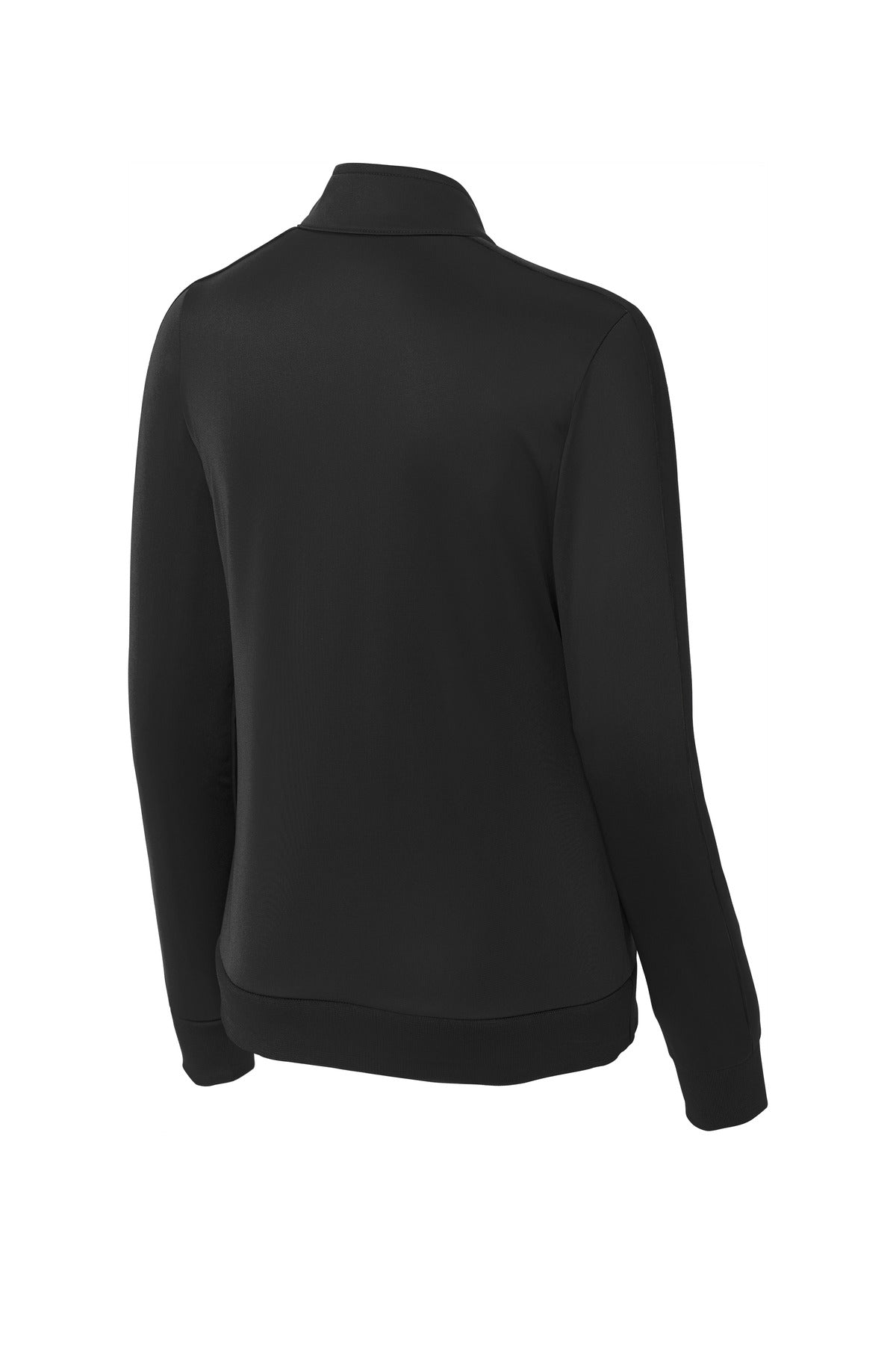 Sport-Tek  Women's Tricot Sleeve Stripe Track Jacket. LST94