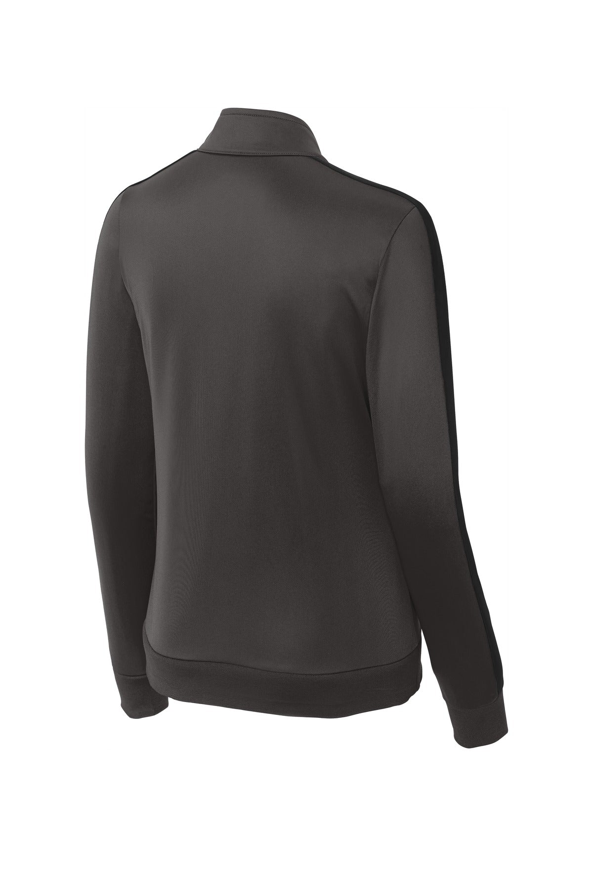 Sport-Tek  Women's Tricot Sleeve Stripe Track Jacket. LST94