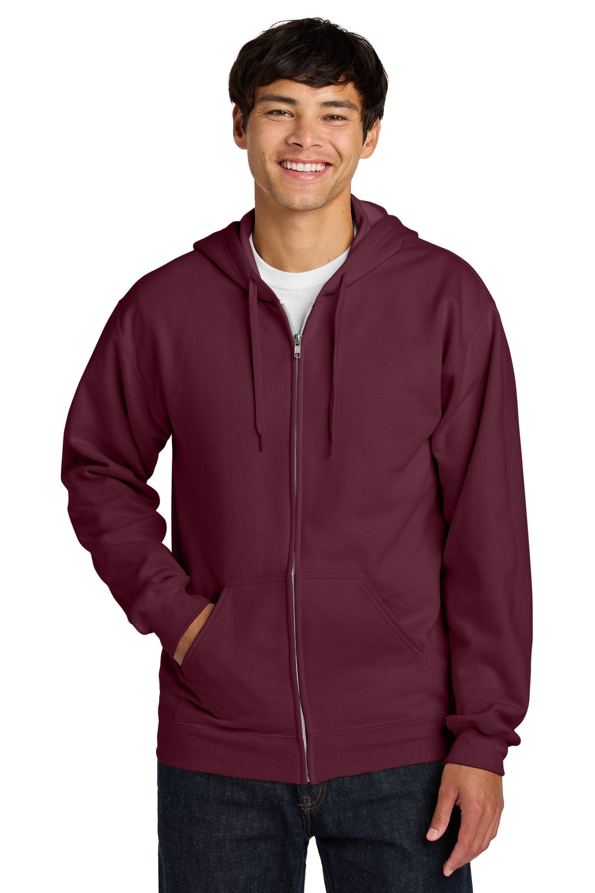 Gildan Softstyle Midweight Fleece Full-Zip Hooded Sweatshirt SF600