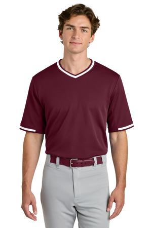 Sport-Tek Tough Mesh V-Neck Baseball Jersey ST221