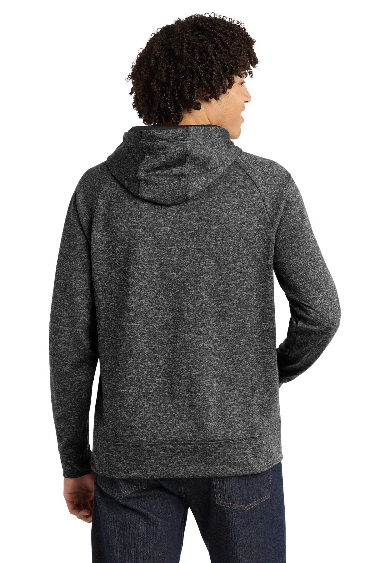 Sport-Tek PosiCharge Electric Heather Fleece Hooded Pullover. ST225