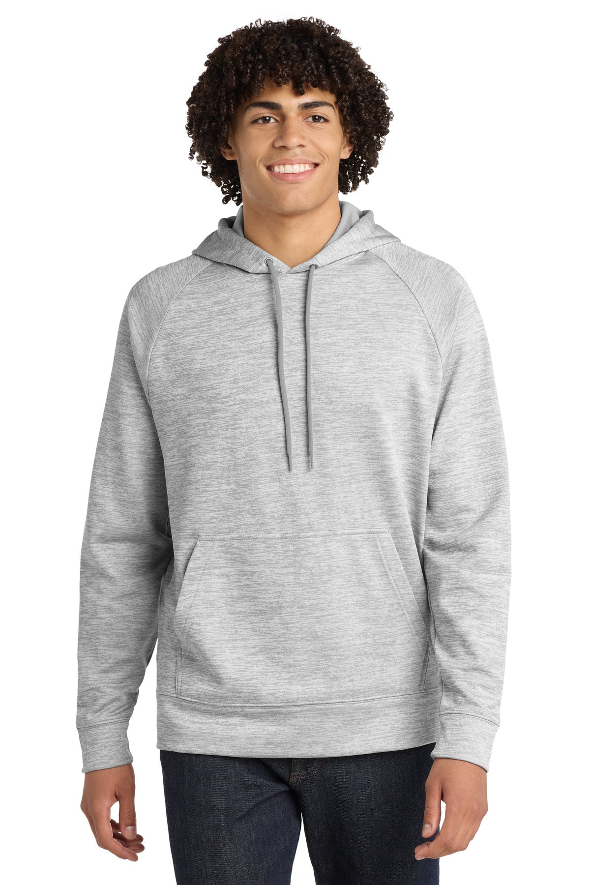 Sport-Tek PosiCharge Electric Heather Fleece Hooded Pullover. ST225