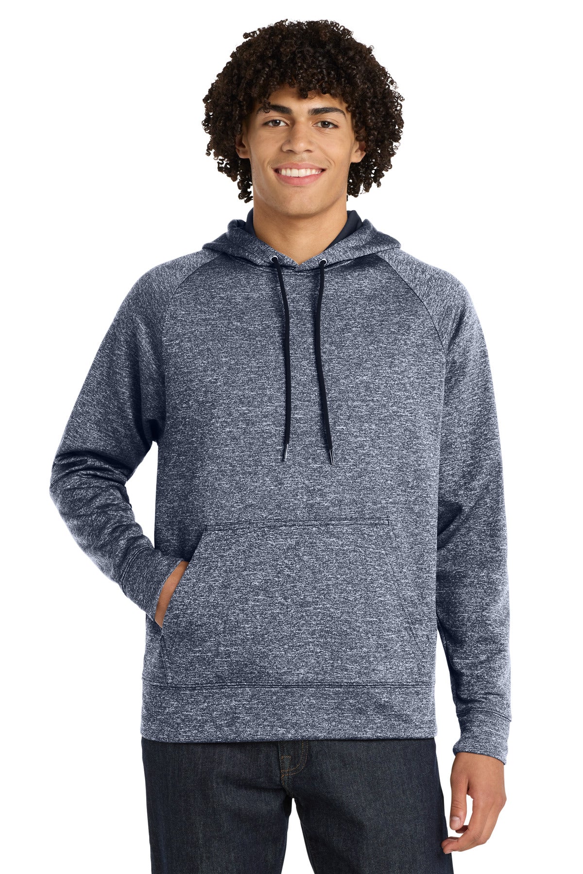 Sport-Tek PosiCharge Electric Heather Fleece Hooded Pullover. ST225