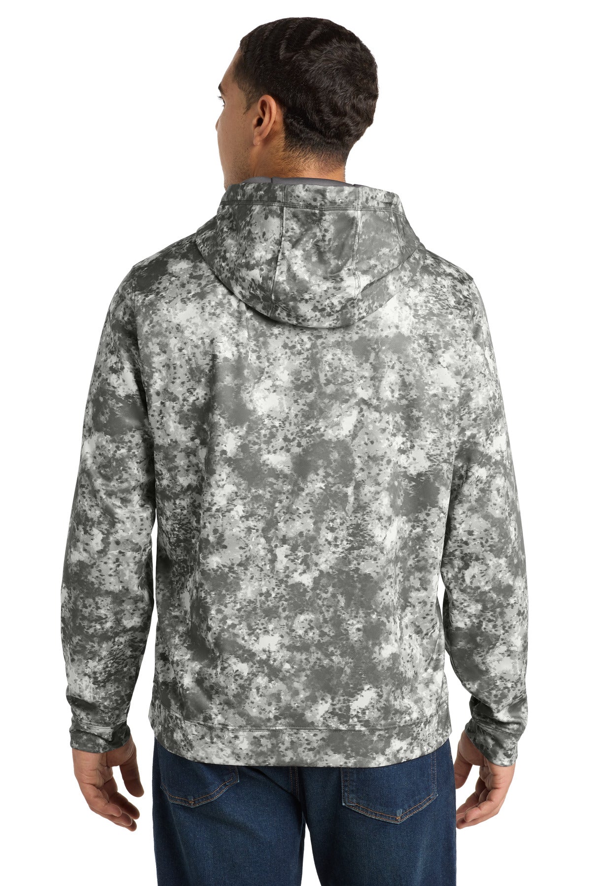 Sport-Tek Sport-Wick Mineral Freeze Fleece Hooded Pullover. ST230