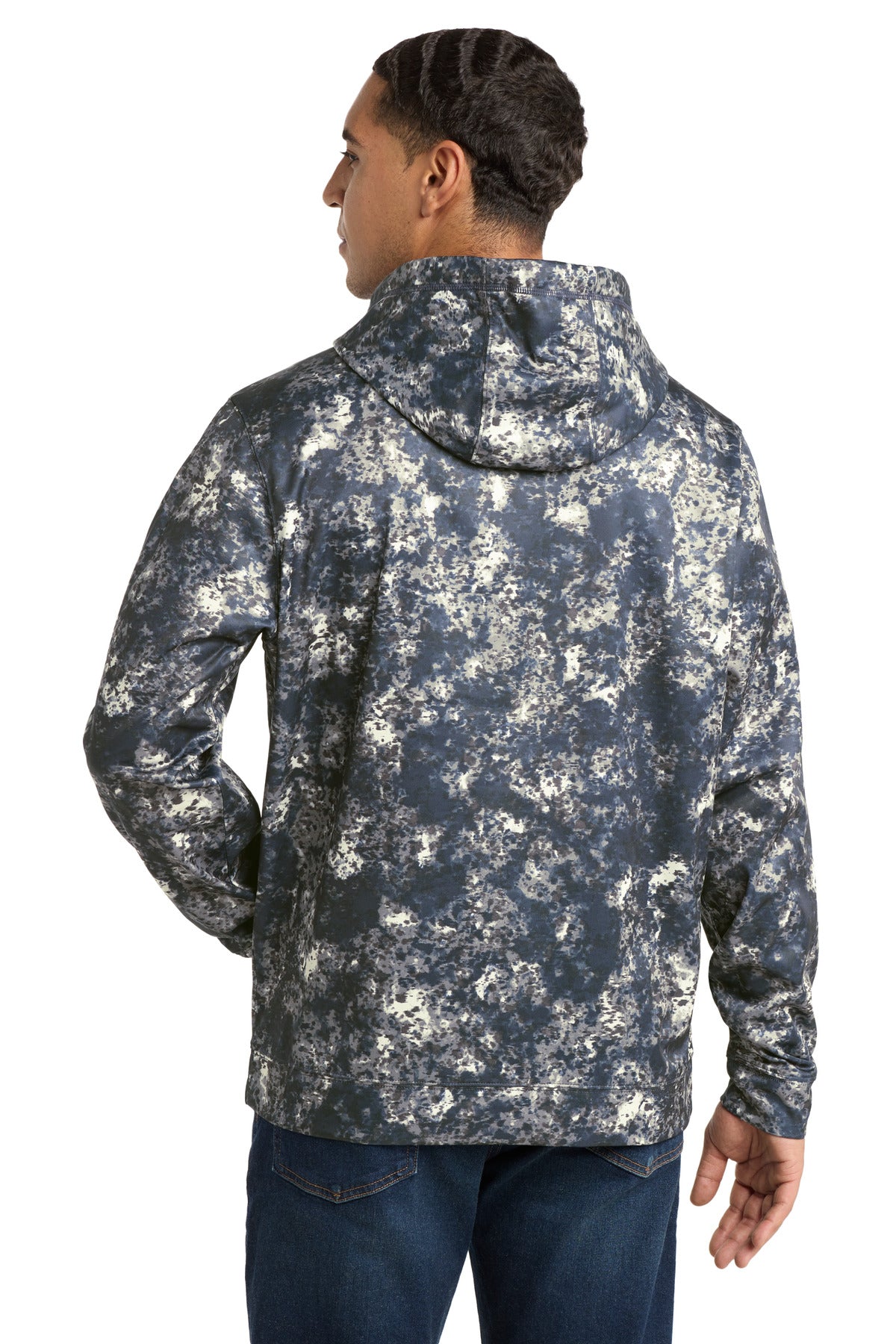 Sport-Tek Sport-Wick Mineral Freeze Fleece Hooded Pullover. ST230
