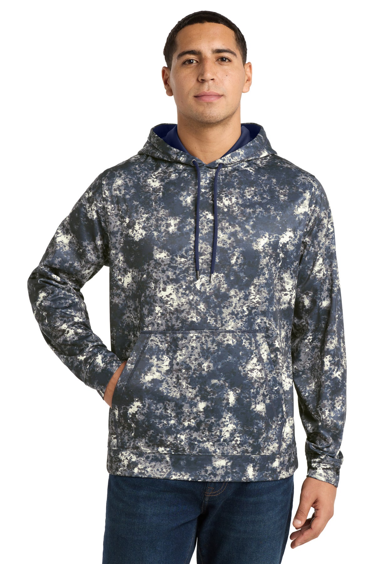 Sport-Tek Sport-Wick Mineral Freeze Fleece Hooded Pullover. ST230