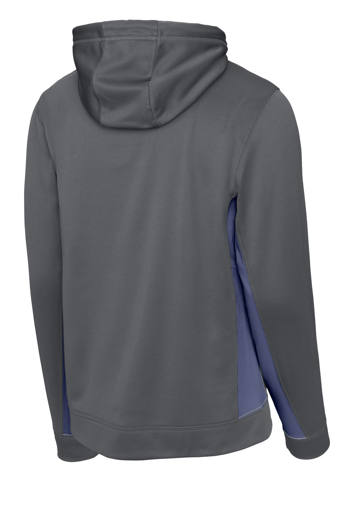 Sport-Tek Sport-Wick Fleece Colorblock Hooded Pullover. ST235