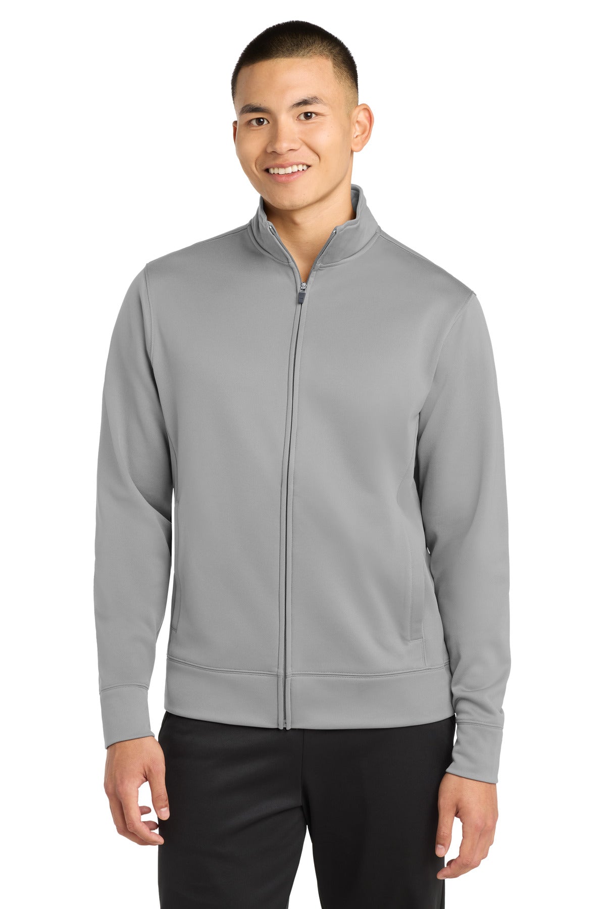 Sport-Tek Sport-Wick Fleece Full-Zip Jacket.  ST241