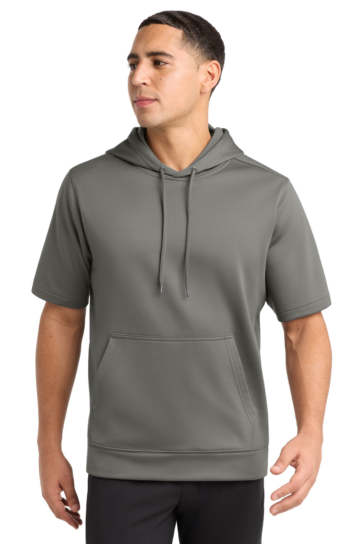 Sport-Tek  Sport-Wick  Fleece Short Sleeve Hooded Pullover. ST251