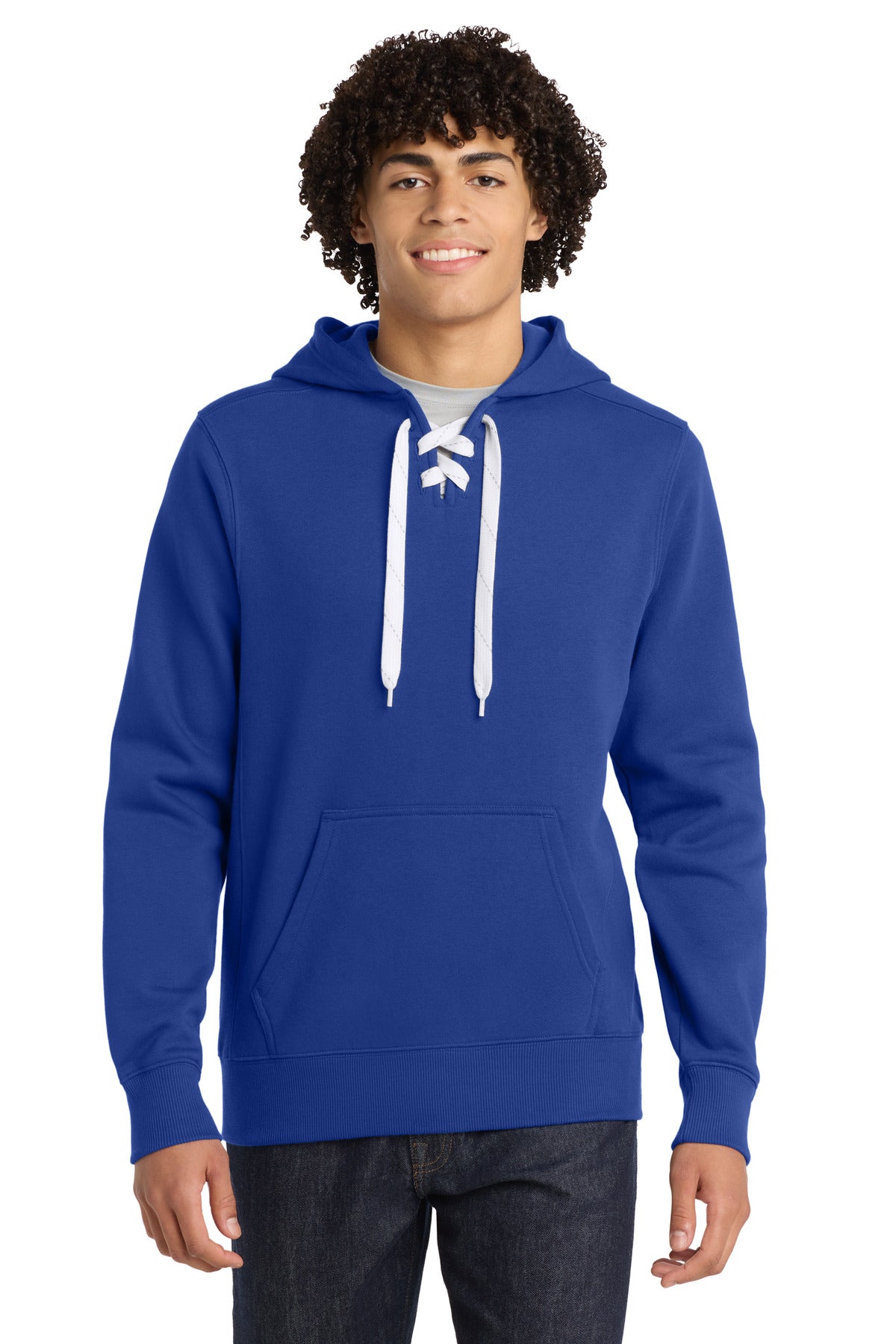 Sport-Tek Lace Up Pullover Hooded Sweatshirt. ST271