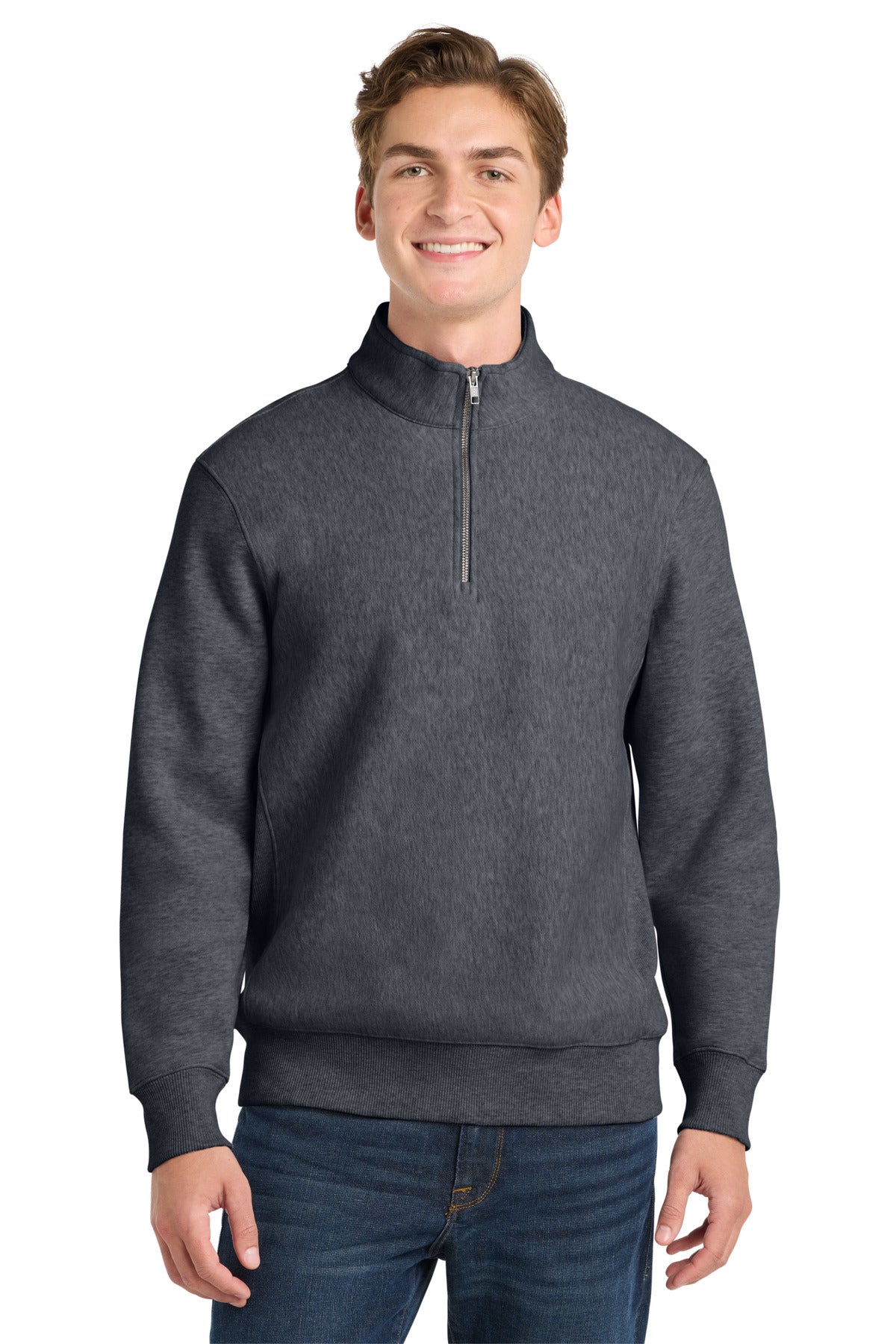 Sport-Tek Super Heavyweight 1/4-Zip Pullover Sweatshirt. ST283