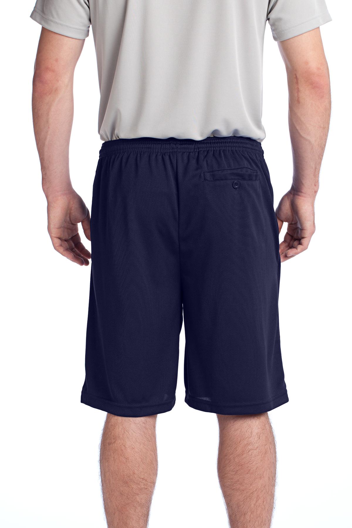 Sport-Tek PosiCharge Tough Mesh Pocket Short. ST312
