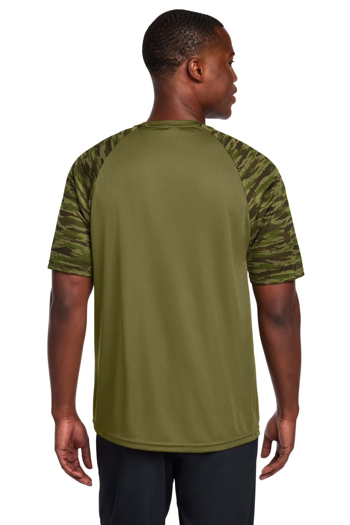 Sport-Tek Drift Camo Colorblock Tee ST376