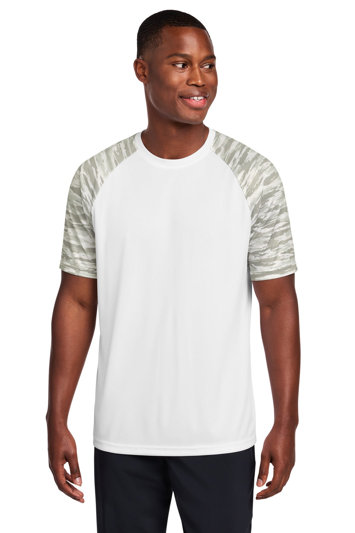 Sport-Tek Drift Camo Colorblock Tee ST376