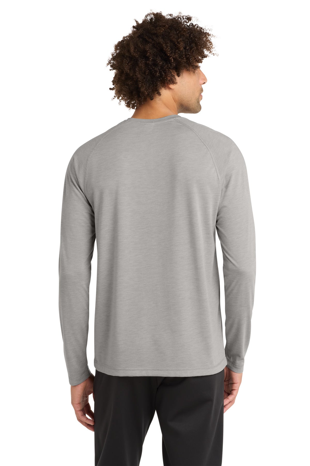 Sport-Tek  PosiCharge  Long Sleeve Tri-Blend Wicking Raglan Tee ST400LS