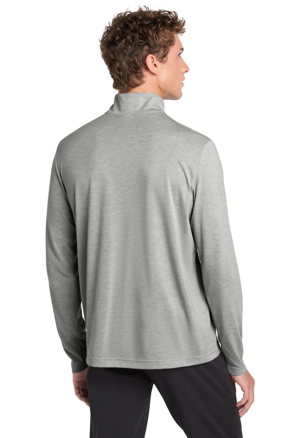 Sport-Tek  PosiCharge  Tri-Blend Wicking 1/4-Zip Pullover. ST407